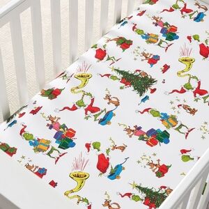 Pottery Barn Kids Grinch Crib Sheet